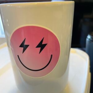 Pink Smiley Face Mug